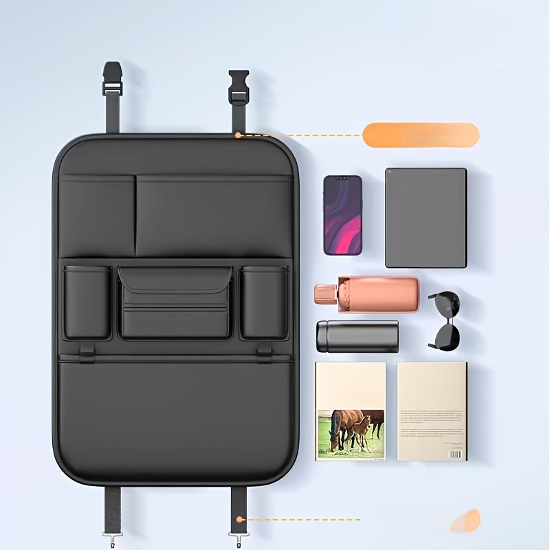 PU-läder Baksäte Organiser – Elegant och Funktionell