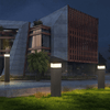 LED Utomhuslampa - Rektangulär Metall Design