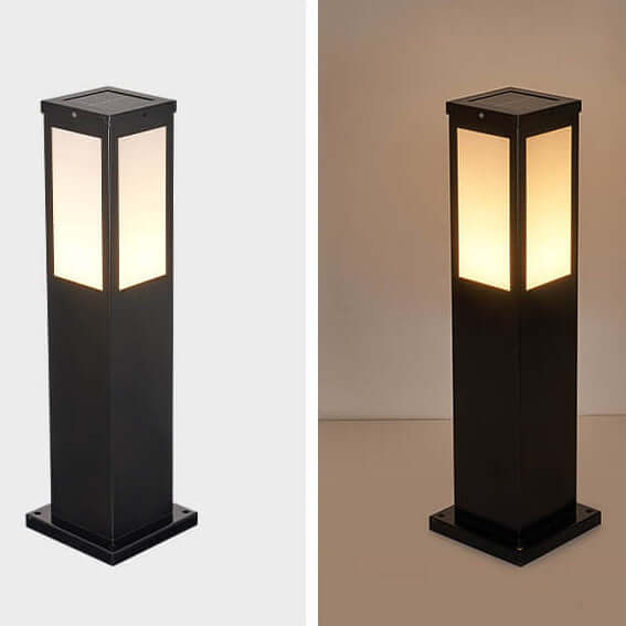 Modern Utomhuslampa - Fyrkantig LED Trädgårdslampa