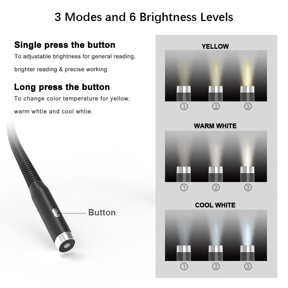FlexLight Nacklampa – Bekväm och Justerbar Lampa för Alla Aktiviteter