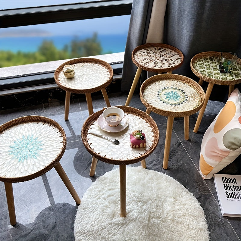 Skandinavisk Rattan Sido Bord - Elin
