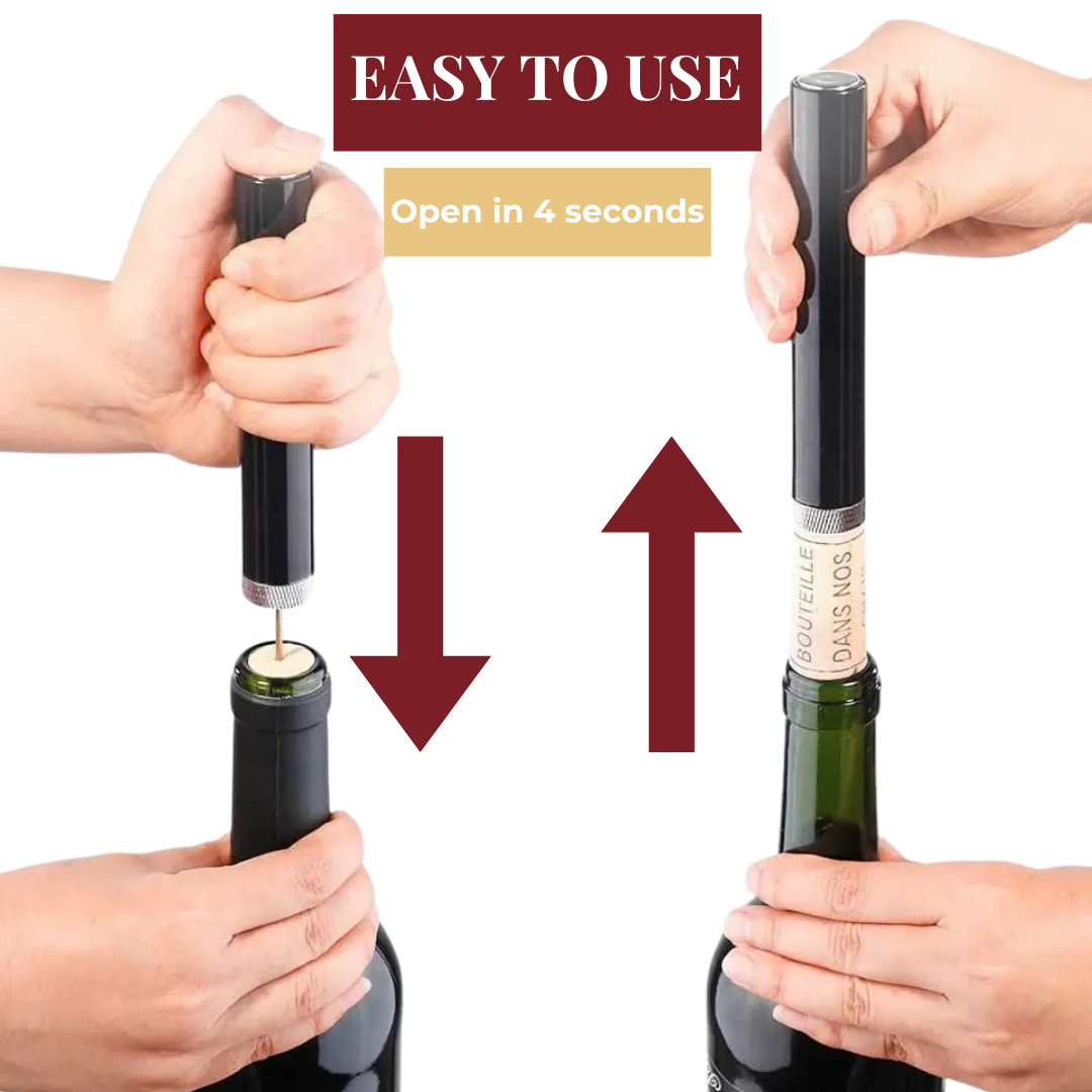 Lufttrycks Vinöppnare – CorkEase