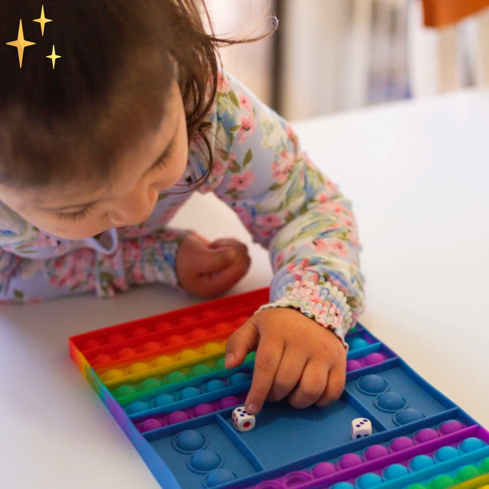Utbildningsspel för beräkningar med PopIt – MathBubbles
