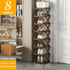 Smart Bamboo Shoe Rack – Kompakt och Praktisk för Entrén