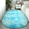 Plush Oval Rug – Mjuk och Stilig Matta för Sovrum och Vardagsrumsdekoration