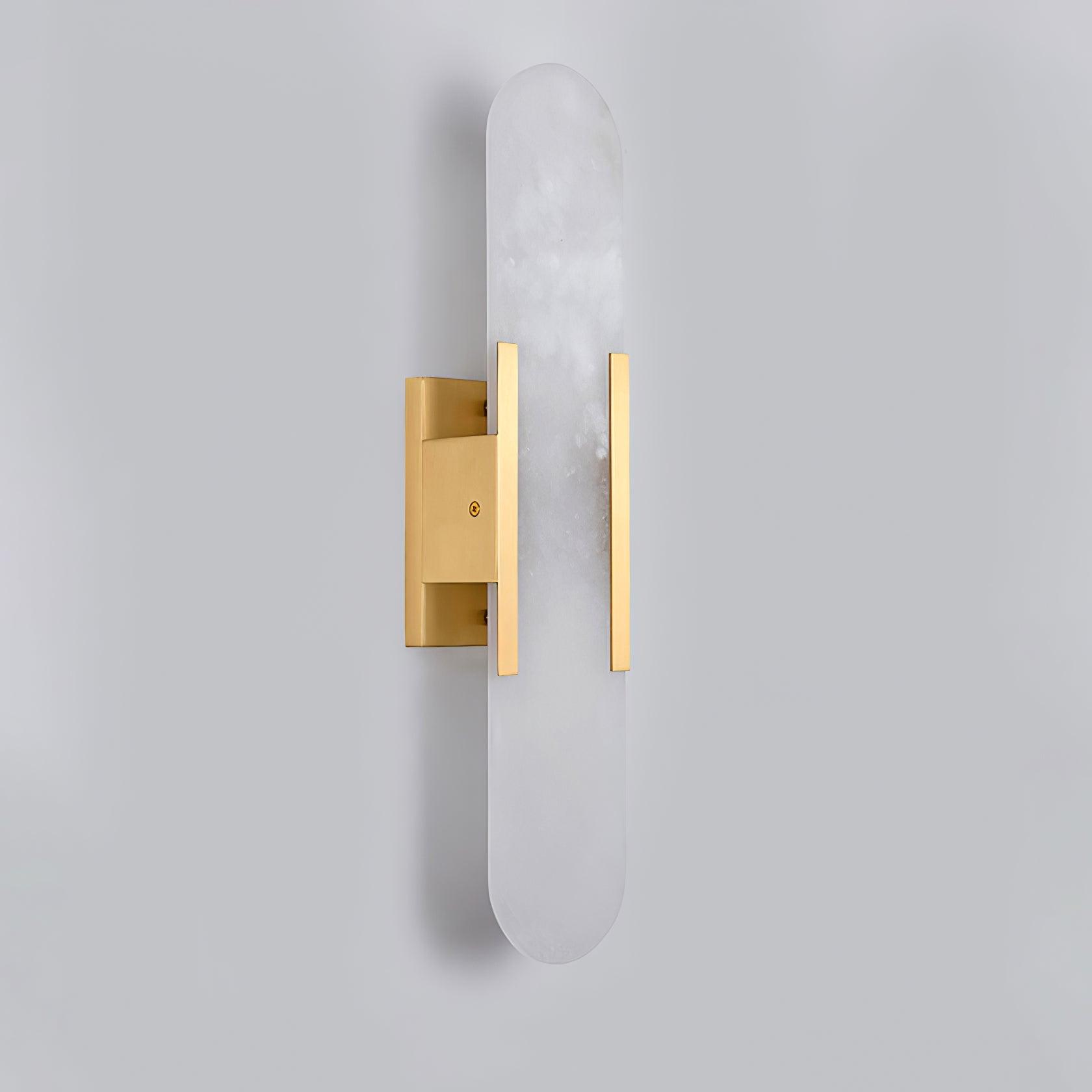 Modern Vägglampa - Alabaster & Metall
