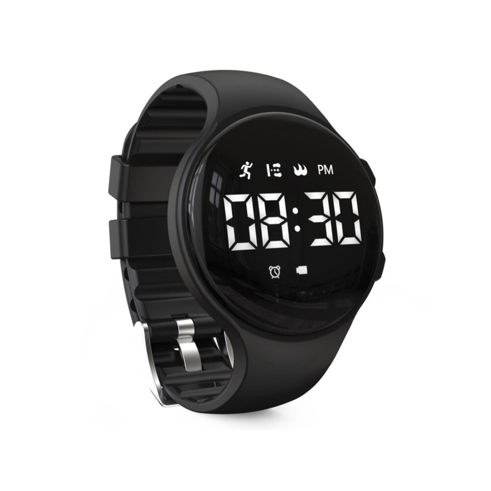 LED Digital Pedometer Klocka med Vibrerande Alarm – Fitness Tracker för Barn