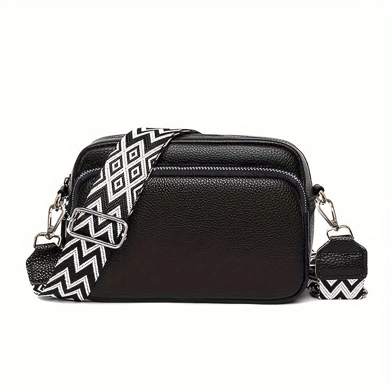 Moderna Crossbody-väska för kvinnor – Avslappnad axelväska med geometrisk design