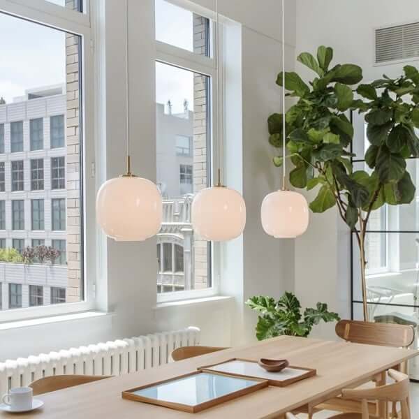 Modern Hänglampa - Opalglas Design