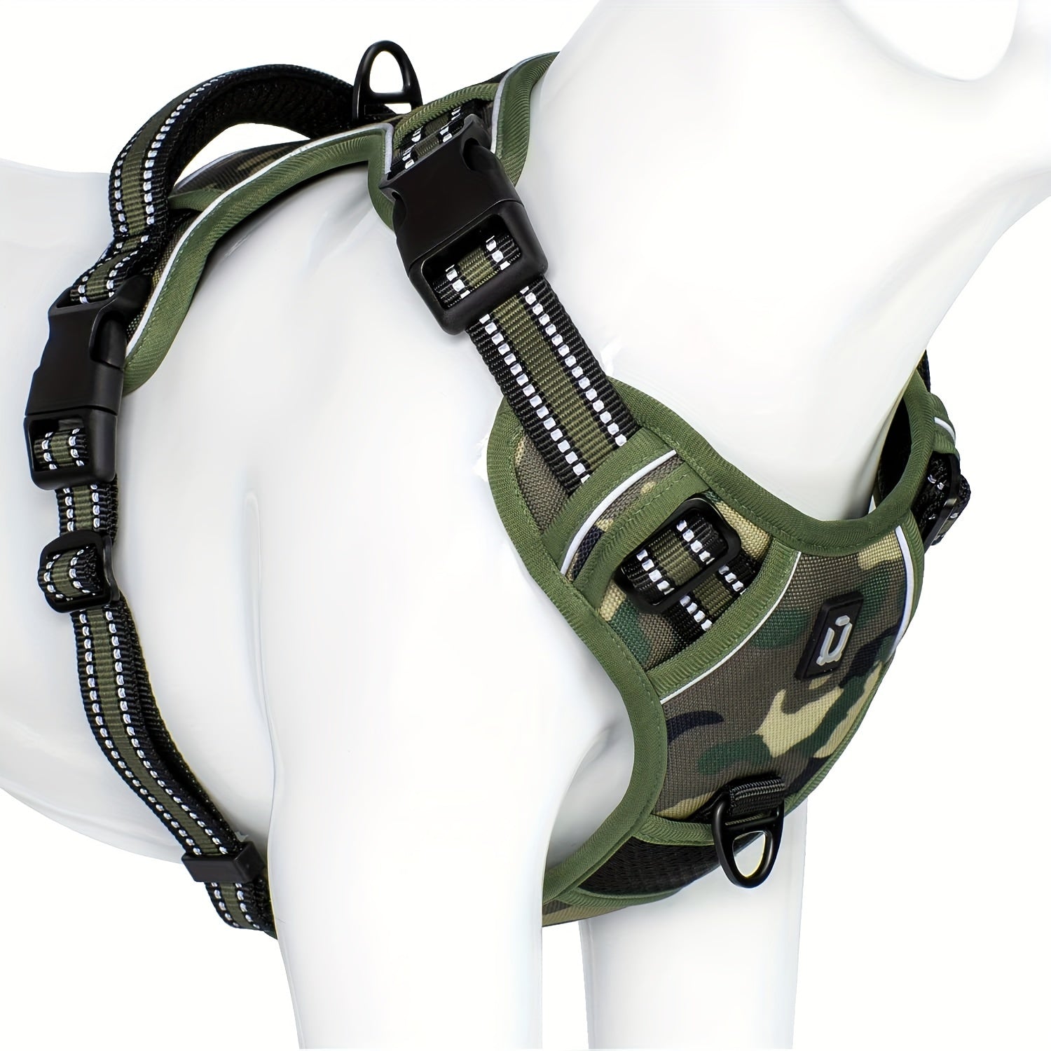 Reflekterande No-Pull Hundsele – Enkel promenad och träning med handtag
