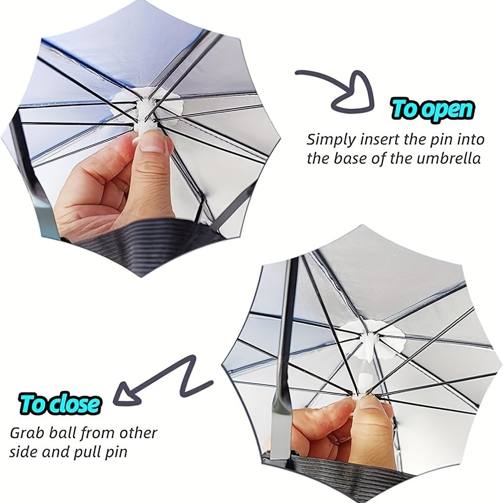 SunShade Parasolhatt – Lätt, UV-skyddande och Handsfri