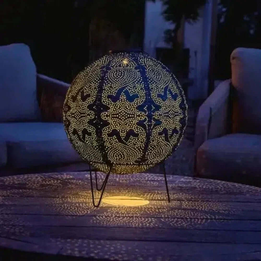 Trädgårdslampa Bollformad - Dekorativ & Solenergi