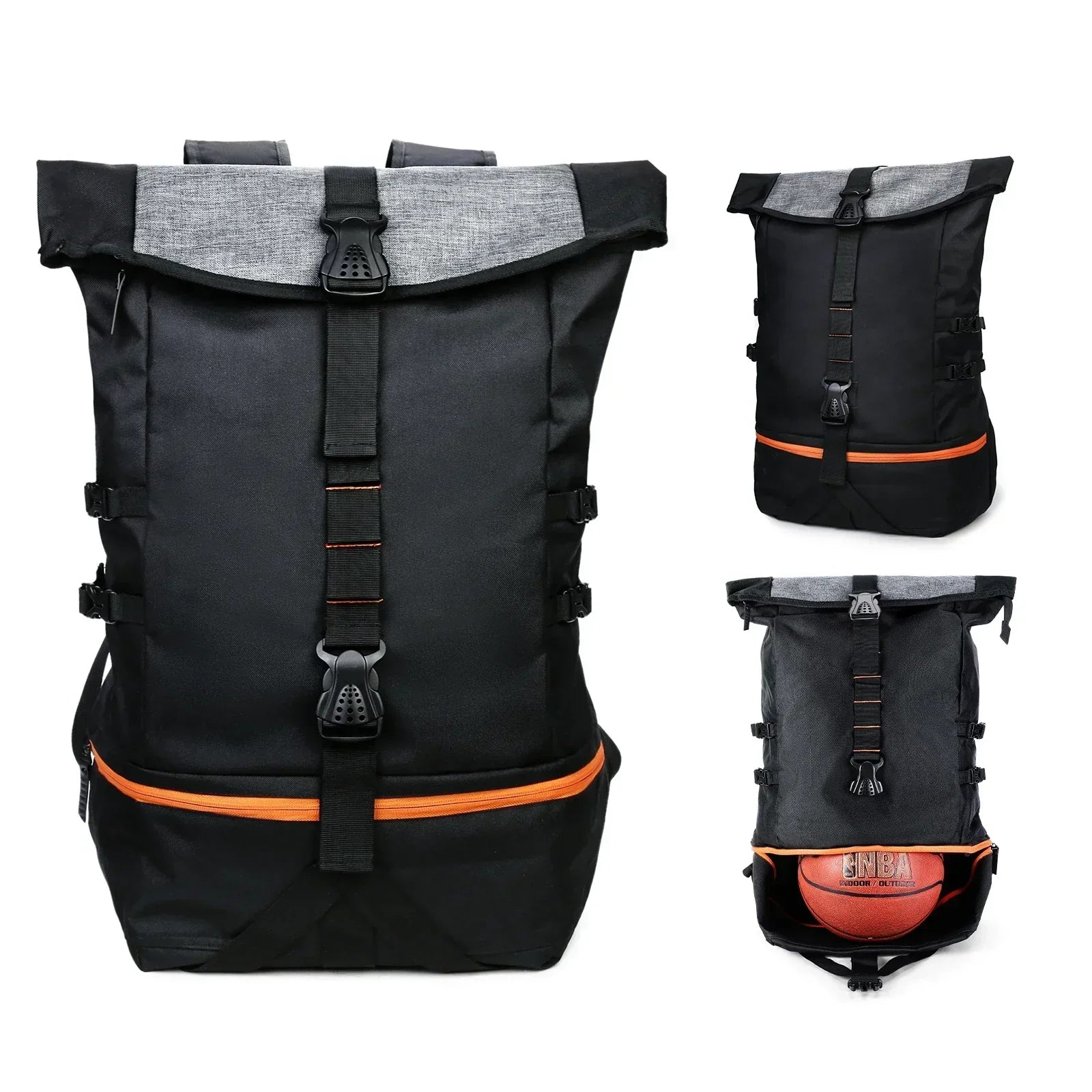 Multifunktionell 35L Ryggsäck för Sport & Resor – SportsPro