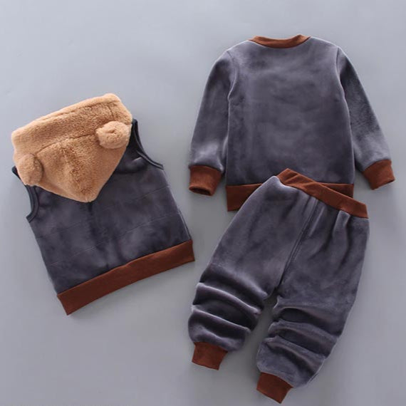 Tre-dels set för baby och småbarn med björnmotiv – BearHugs