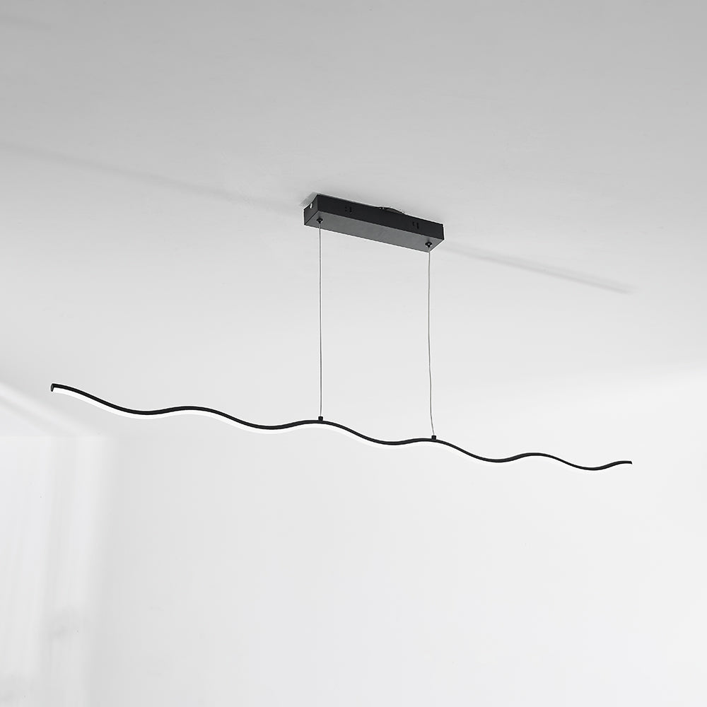 LED Hänglampa med Modern Vågformad Design – WaveGlow
