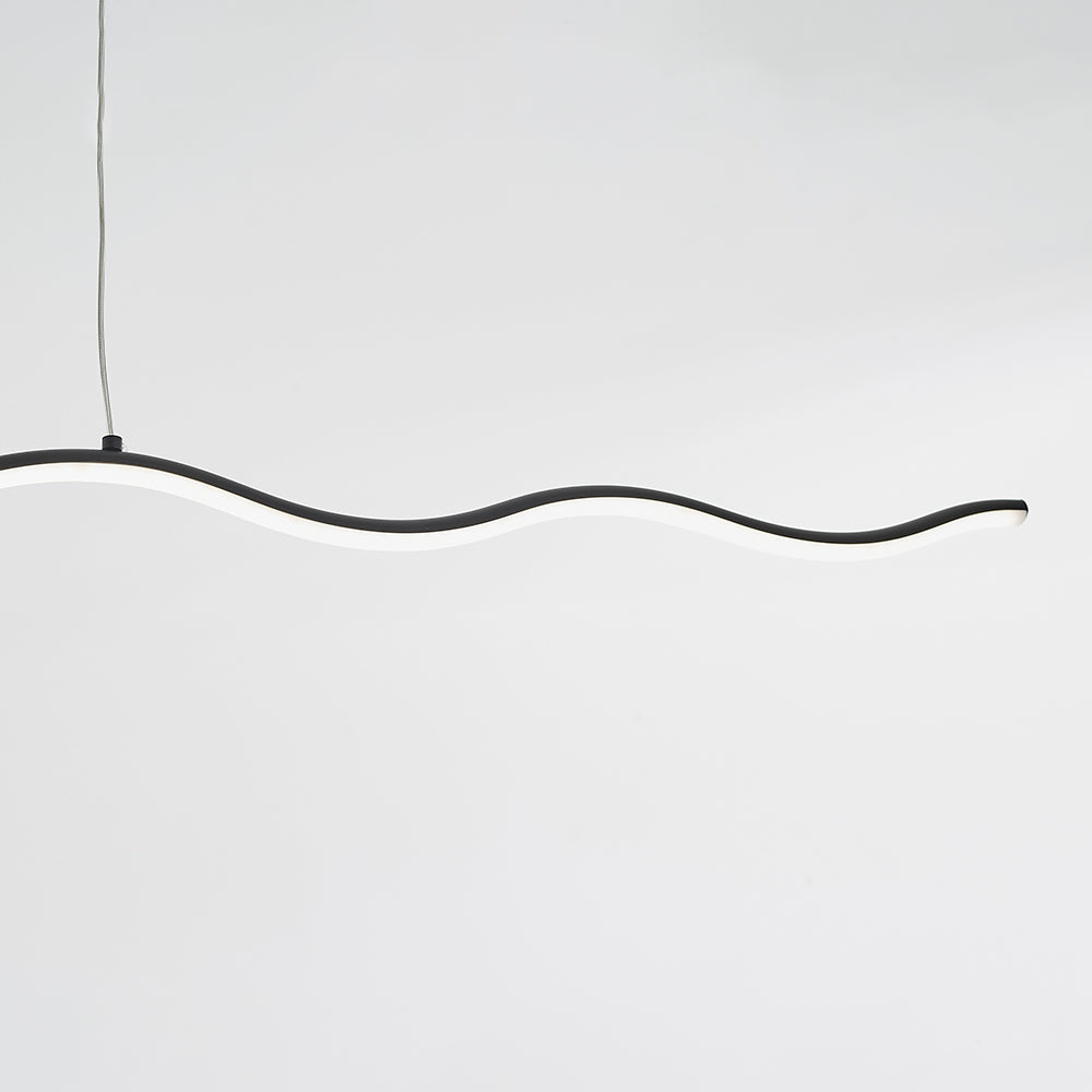 LED Hänglampa med Modern Vågformad Design – WaveGlow