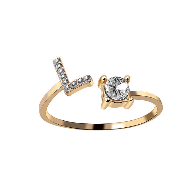 JewelEngrave | Elegant ring med dina initialer, för att bevara minnena levande
