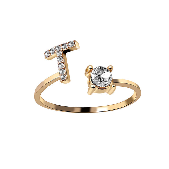 JewelEngrave | Elegant ring med dina initialer, för att bevara minnena levande