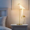 Origami Birdy Bordslampa – Ambient Varmt Ljus och Modern Vingdesign