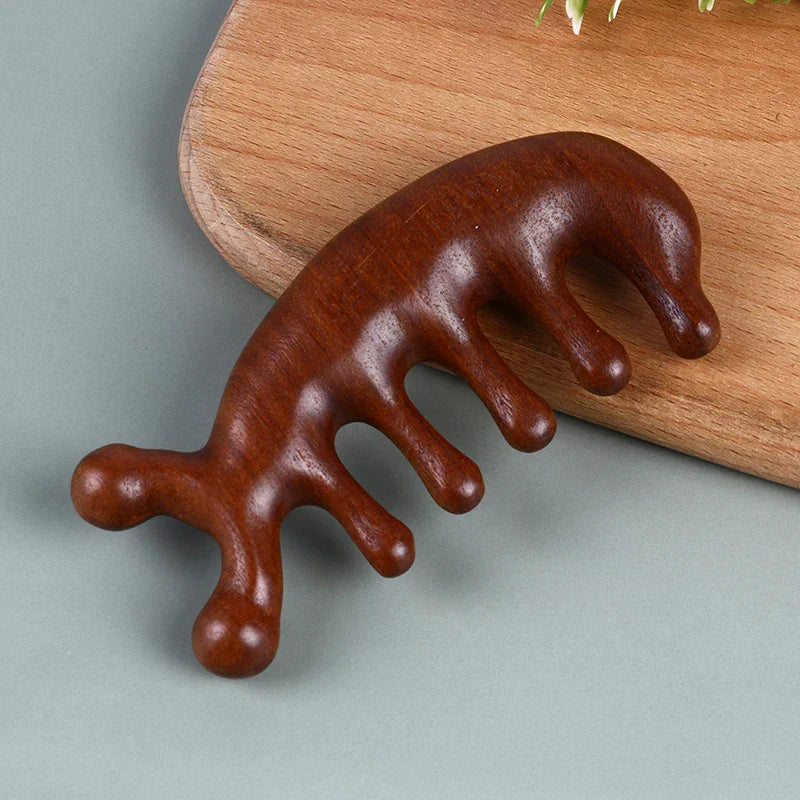 Sandalwood Massage Comb – CalmComb