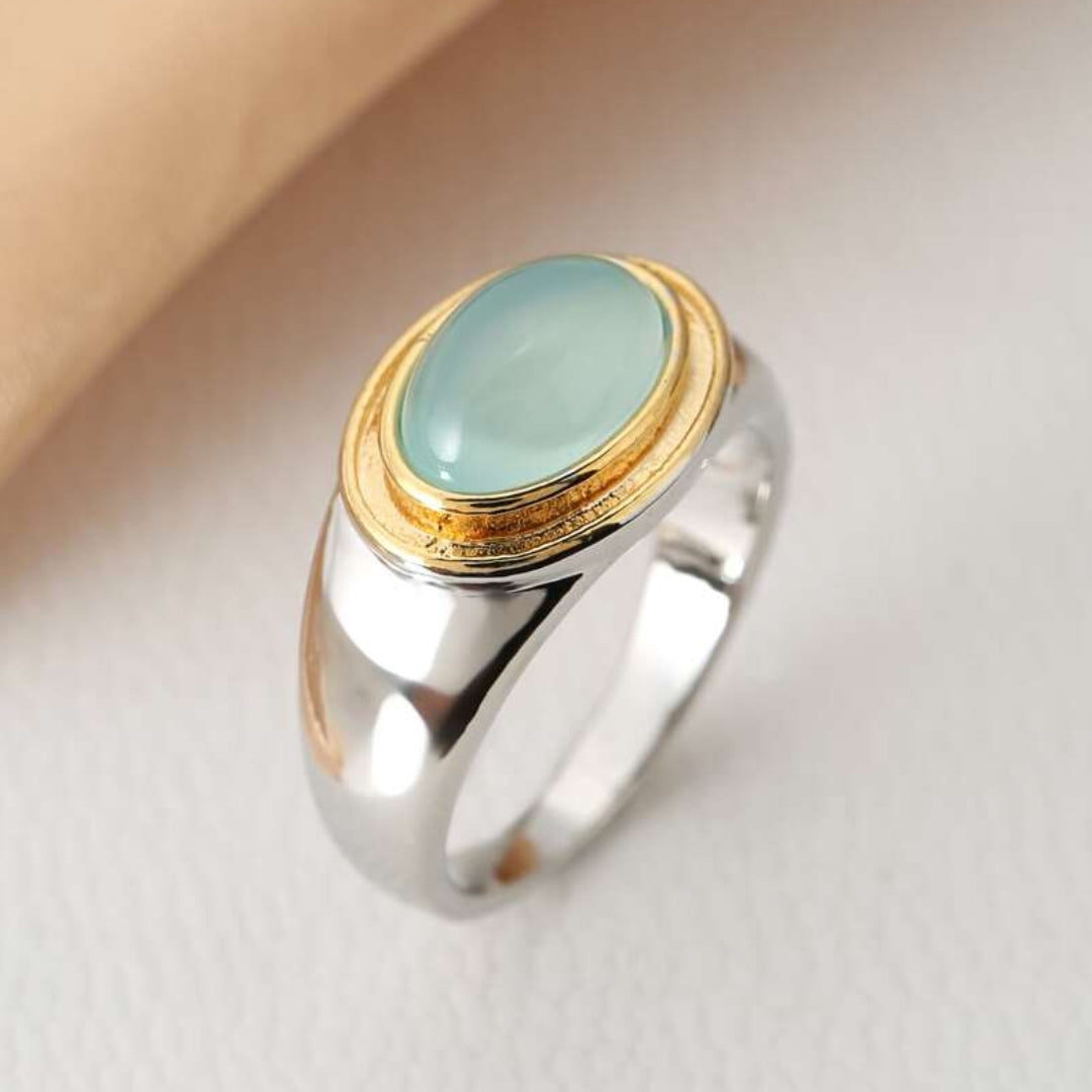 Vintage Ring med Grön Sten – Lyanna