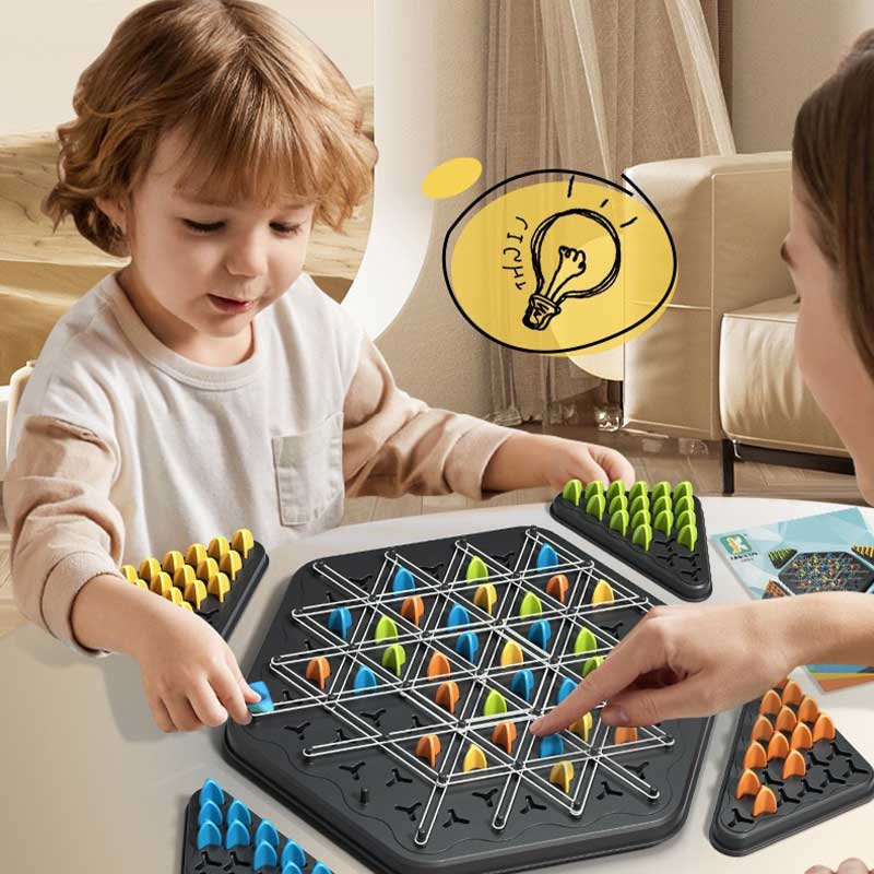 MindMaster Tri-Link Challenge | Utbildningsspel för strategi, kreativitet och motoriska färdigheter