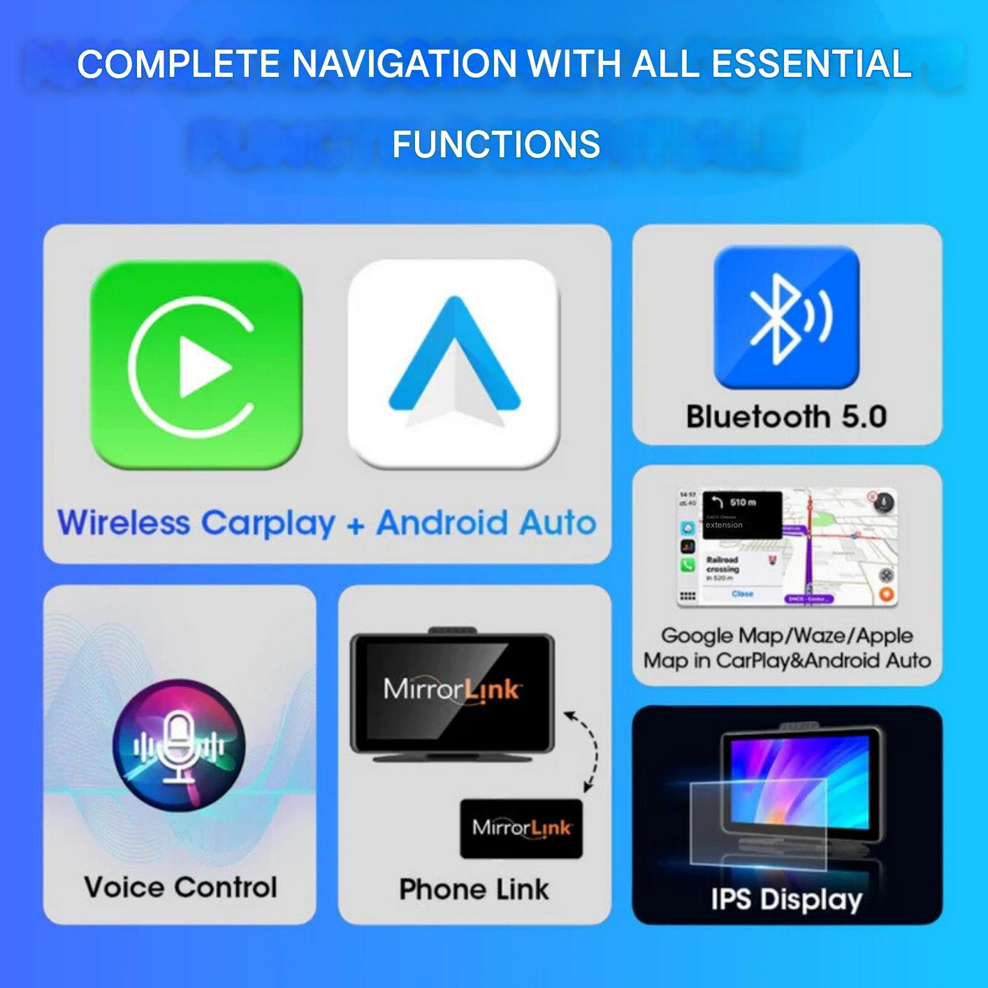 Trådlös CarPlay & Android Display – DriveOne