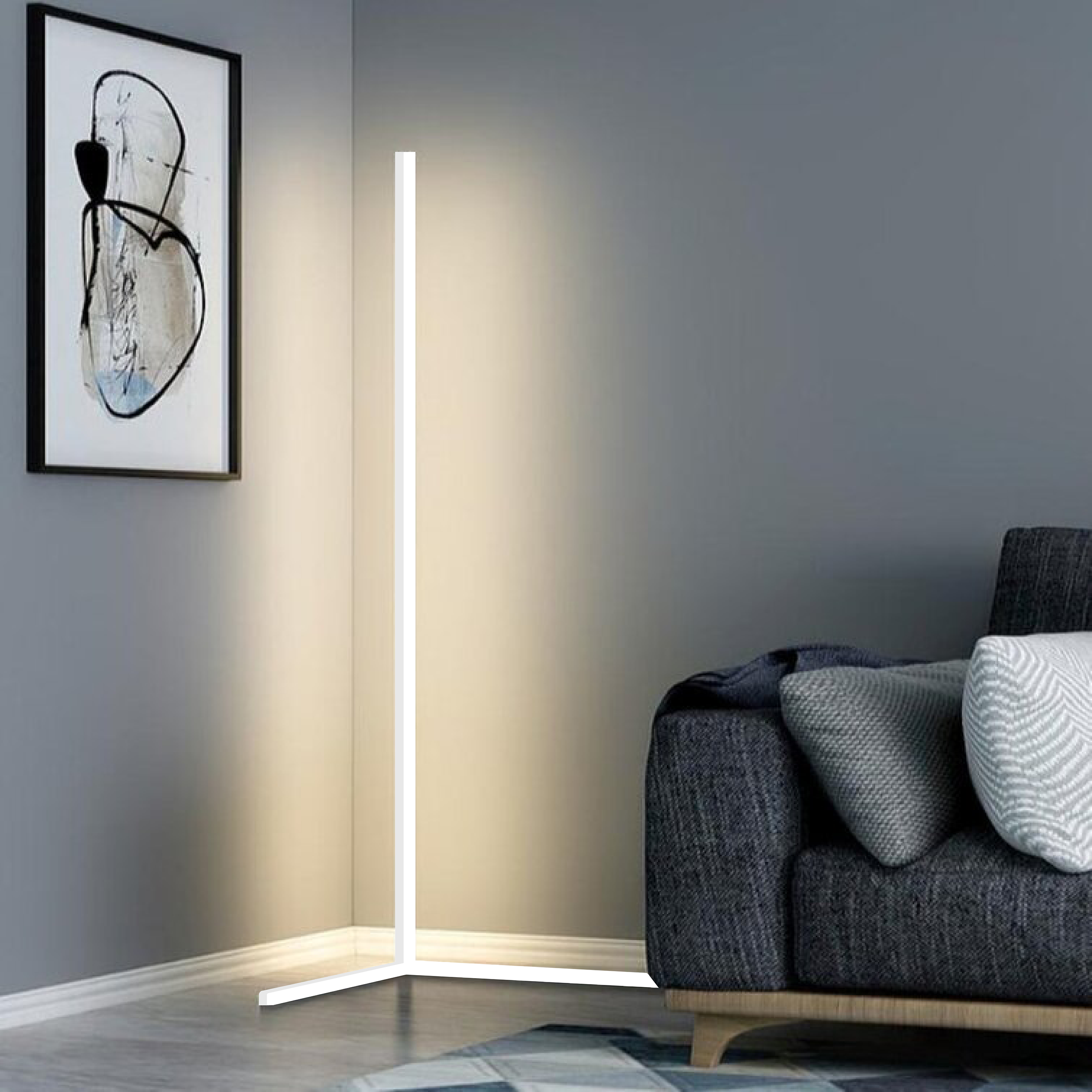 LED Hörnlampa med Fjärrkontroll – Viorra