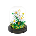 BloomBrick DIY Mikro Blommor Byggstenar | Mini Tegel Pussel | Heminredning & Presentidé för Barn