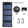 Fällbar Solenergi Power Bank - SolarMate