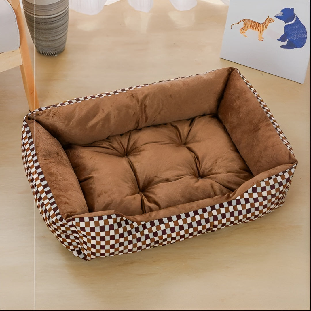 Lyxig Ortopedisk Plush Pet Bed - PlushNest