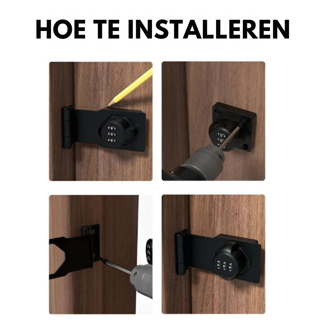 Nyckellös Kombinationslås - SecureCode