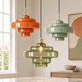 Elissa Modern Glansig Tiered Glas Pendellampa