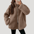 Teddy Fleece Jacka - Mjuk, Varm och Bekväm