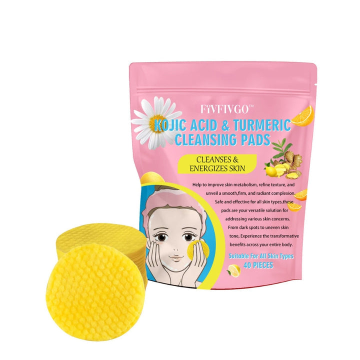 Kurkuma Kojic Acid Rengöringspads - GlowTonic