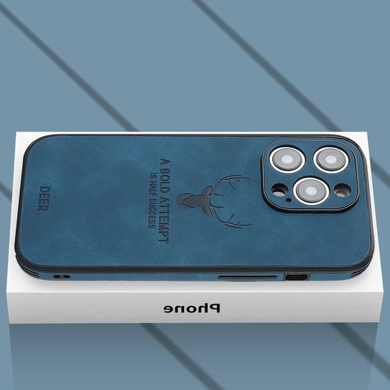 Lyxigt Hjortskinn iPhone-fodral - Veltro