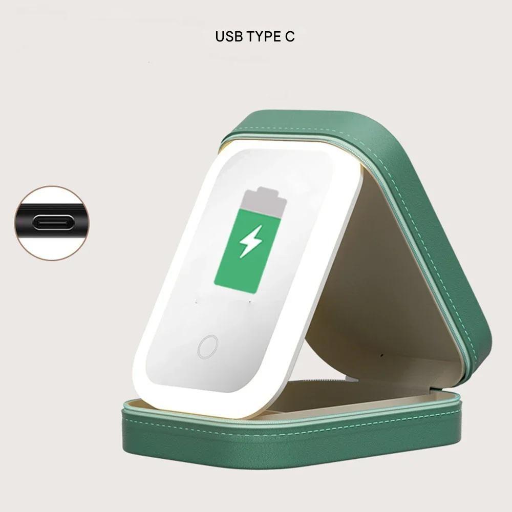 Kompakt Upplyst Sminkorganisatör för On-the-Go - Liora