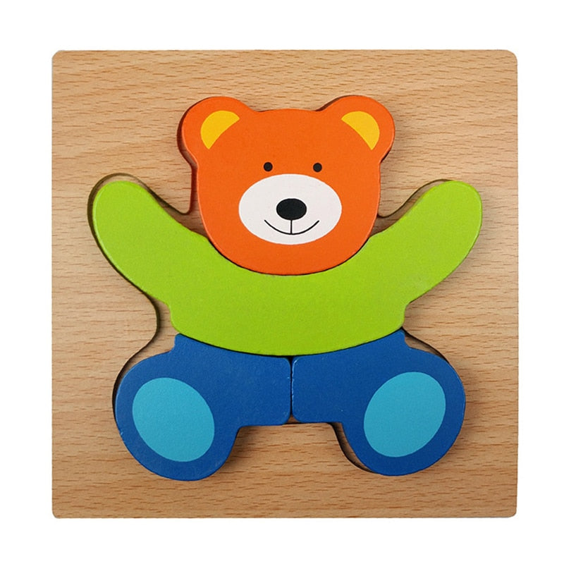Montessori Trä Lärande Pussel – ColourJoy (Köp 1 Få 1 Gratis)