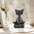 Meditative Buddha-Katzenfigur