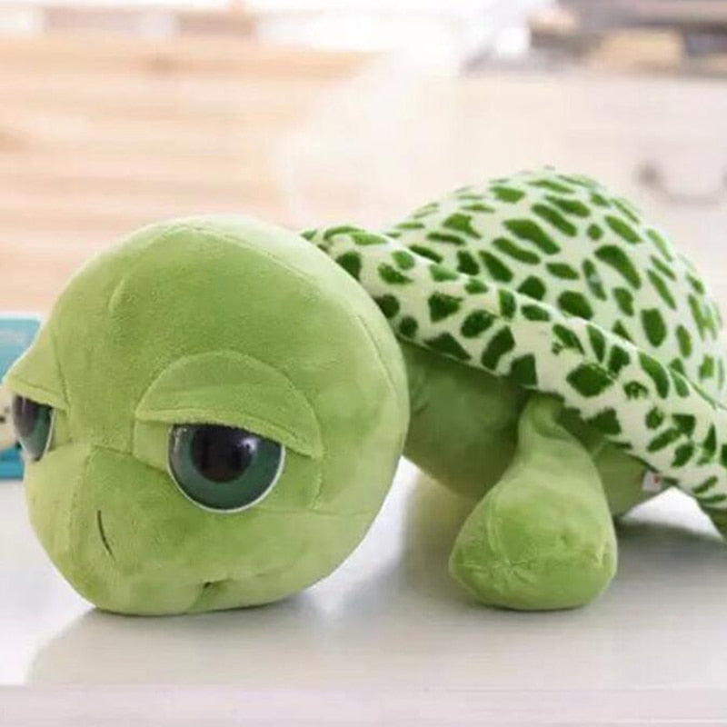 Mjuk Plush Sköldpadda Kramdjur med Realistisk Design – Kram Skal