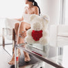 VivaBloom Oso de Rosa Romántico | Oso de rosa eterno hecho a mano para momentos llenos de amor