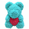 VivaBloom Oso de Rosa Romántico | Oso de rosa eterno hecho a mano para momentos llenos de amor