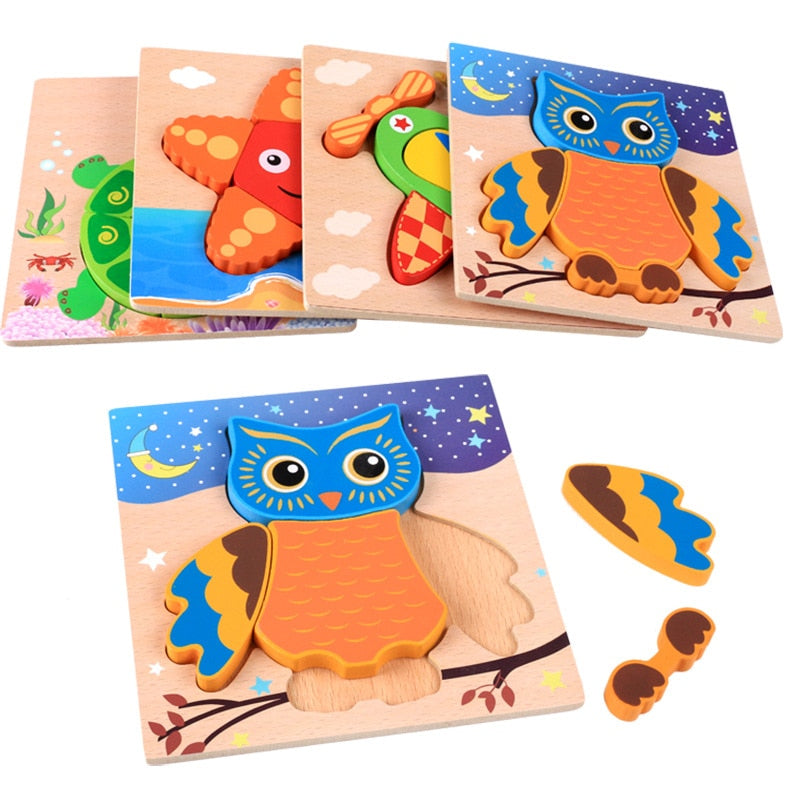 Montessori Trä Lärande Pussel – ColourJoy (Köp 1 Få 1 Gratis)