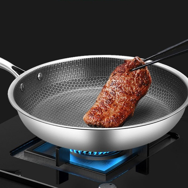 Repfria rostfria stålstekpanna med non-stick beläggning – ProCook Elite