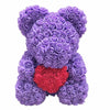 VivaBloom Oso de Rosa Romántico | Oso de rosa eterno hecho a mano para momentos llenos de amor
