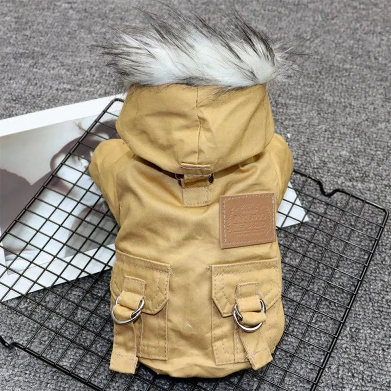 PureFur Vinterjacka för Hundar | Tjock och varm hoodie för hundar på vintern