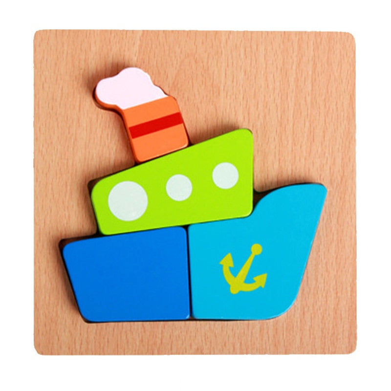 Montessori Trä Lärande Pussel – ColourJoy (Köp 1 Få 1 Gratis)