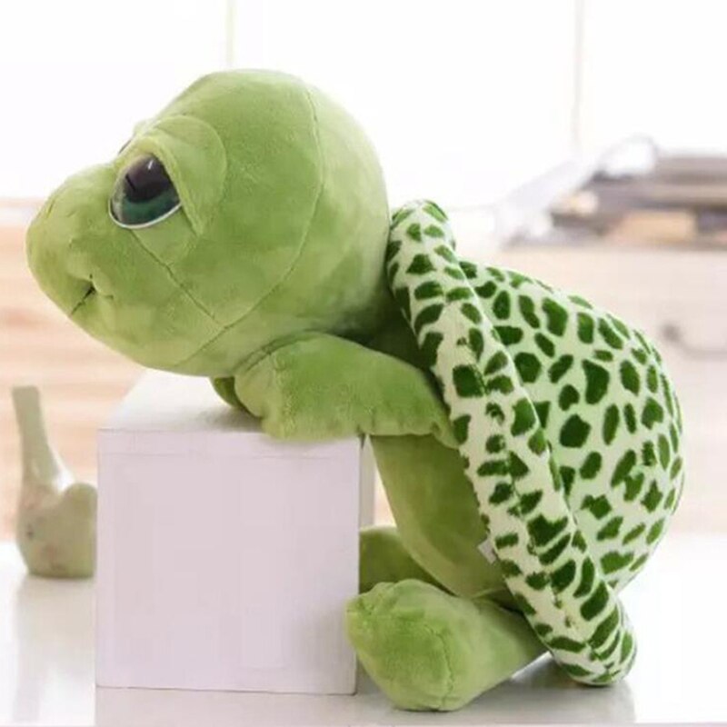 Mjuk Plush Sköldpadda Kramdjur med Realistisk Design – Kram Skal