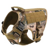 TacticalElite K9 Sele och Koppling Set - Militärstil Sele för Stora Hundar med Träningskoppel