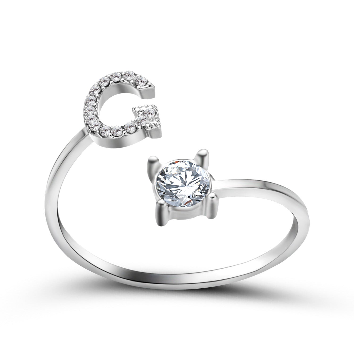 JewelEngrave | Elegant ring med dina initialer, för att bevara minnena levande